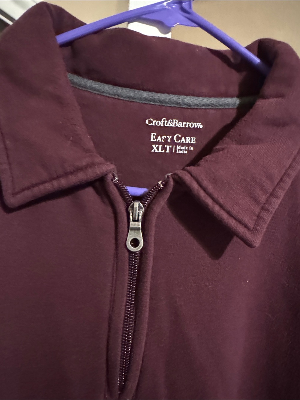 croft & barrow Men's Maroon Sweatshirt